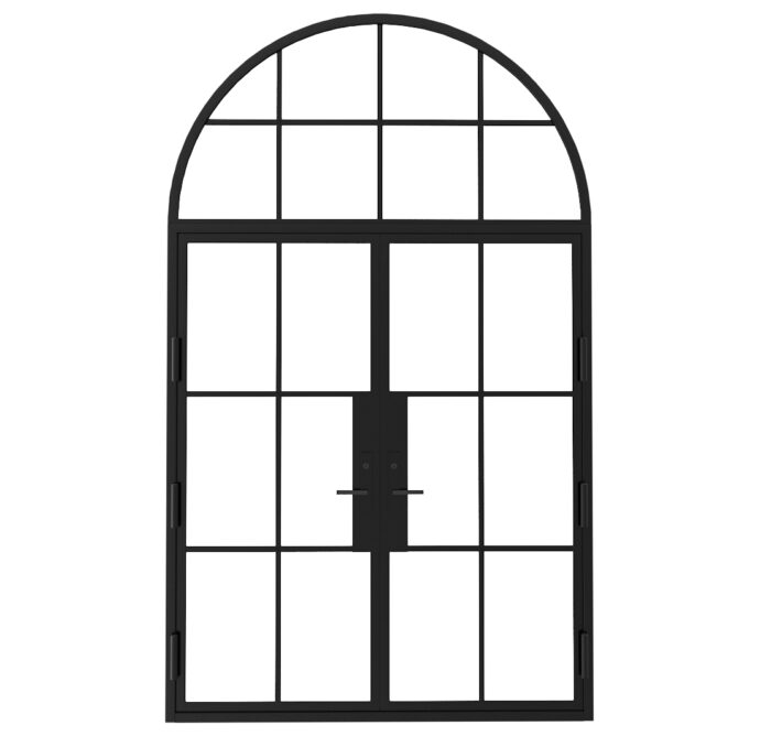 Stellar Classic™ Double Door with radius top 6 Light 72”W x 120”H