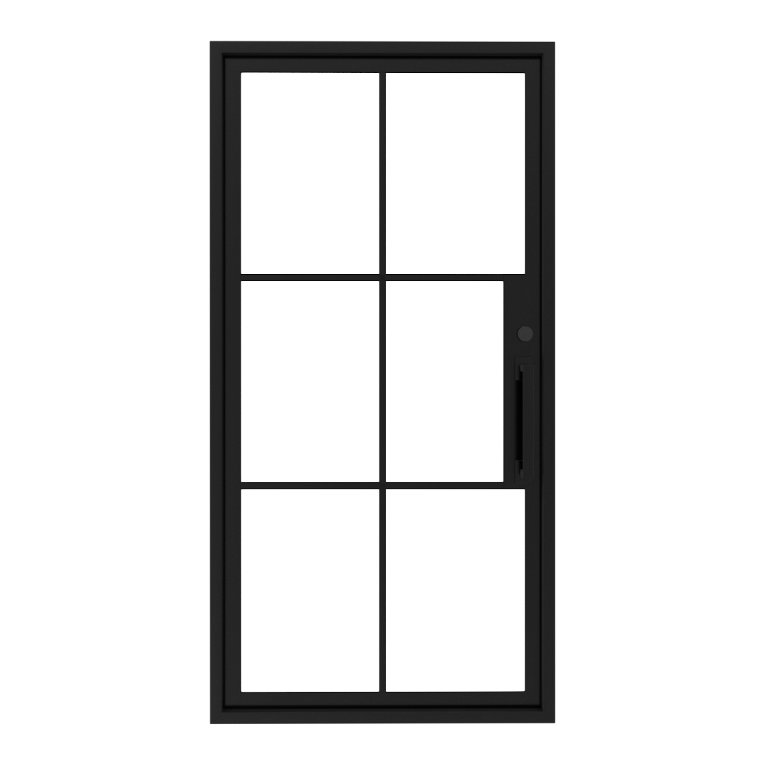 PO.Pivot-4896L_Front-68 Pivot Doors
