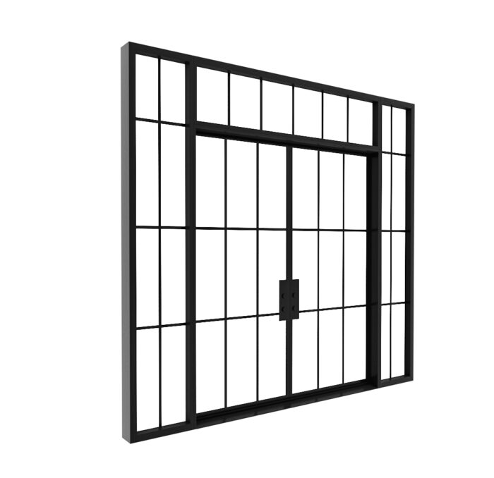 Stellar Bold™ Double Door with Large Sidelights and Transome 144”W x 132”H (Door 96”/Sidelights 24”ea/ Transom 24”) - Image 3