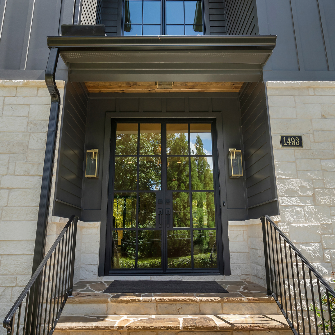 Luxury Steel Double Front Door