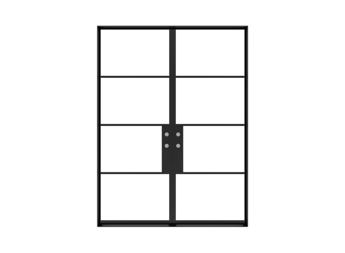 Stellar Slimline™ 72" X 96" Double Door 4 light (Right Hand In-Swing)