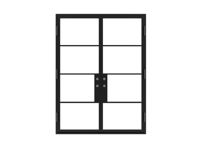 Stellar Bold™ 72" X 96" Double Door 4 light (Right Hand Out-Swing)