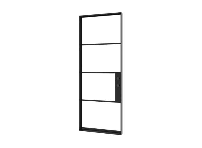 Stellar Slimline™ 36" X 96" Single Door 4 light (Left Hand In-Swing)