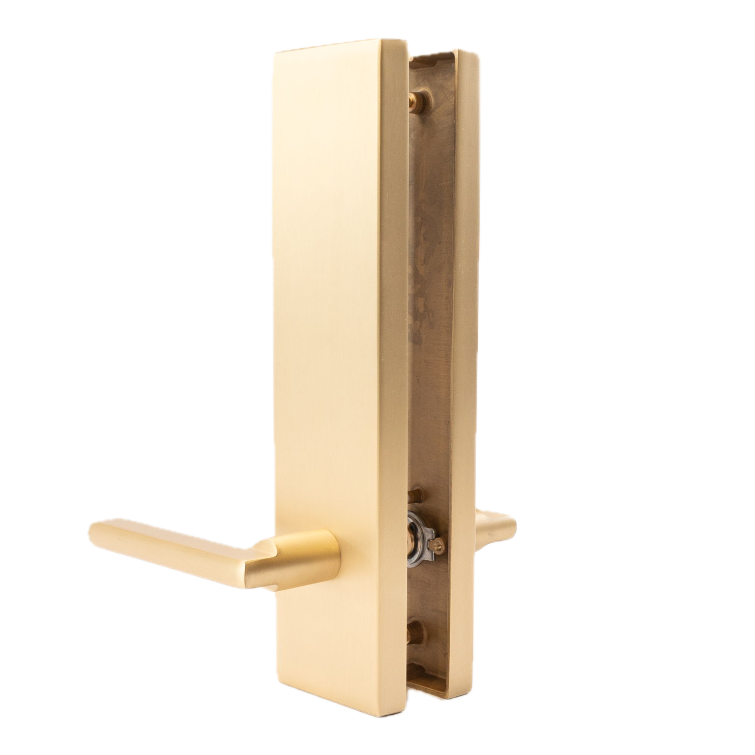 Brushed Brass Lever