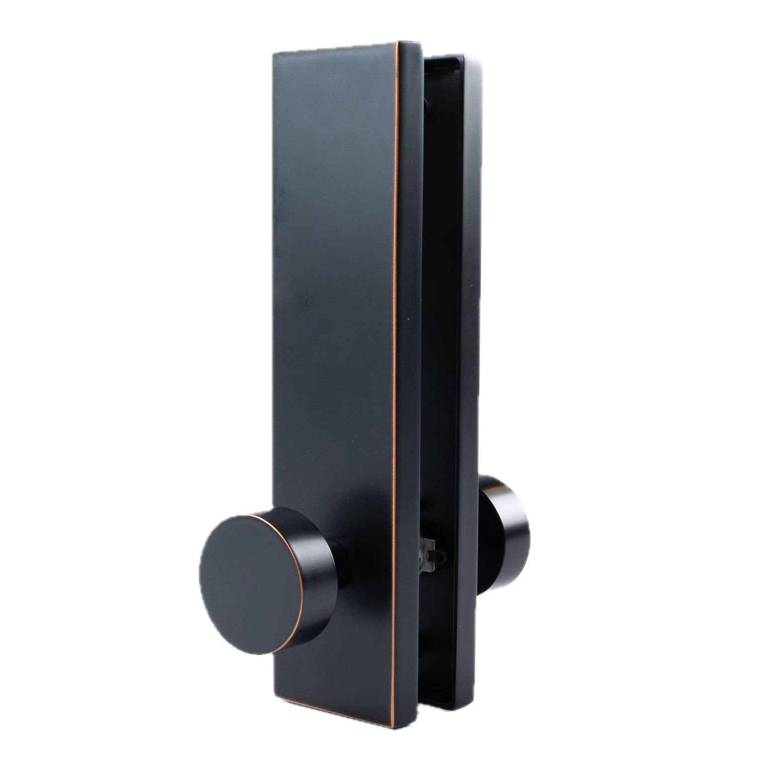 Aged Bronze Hardware with Round Knob