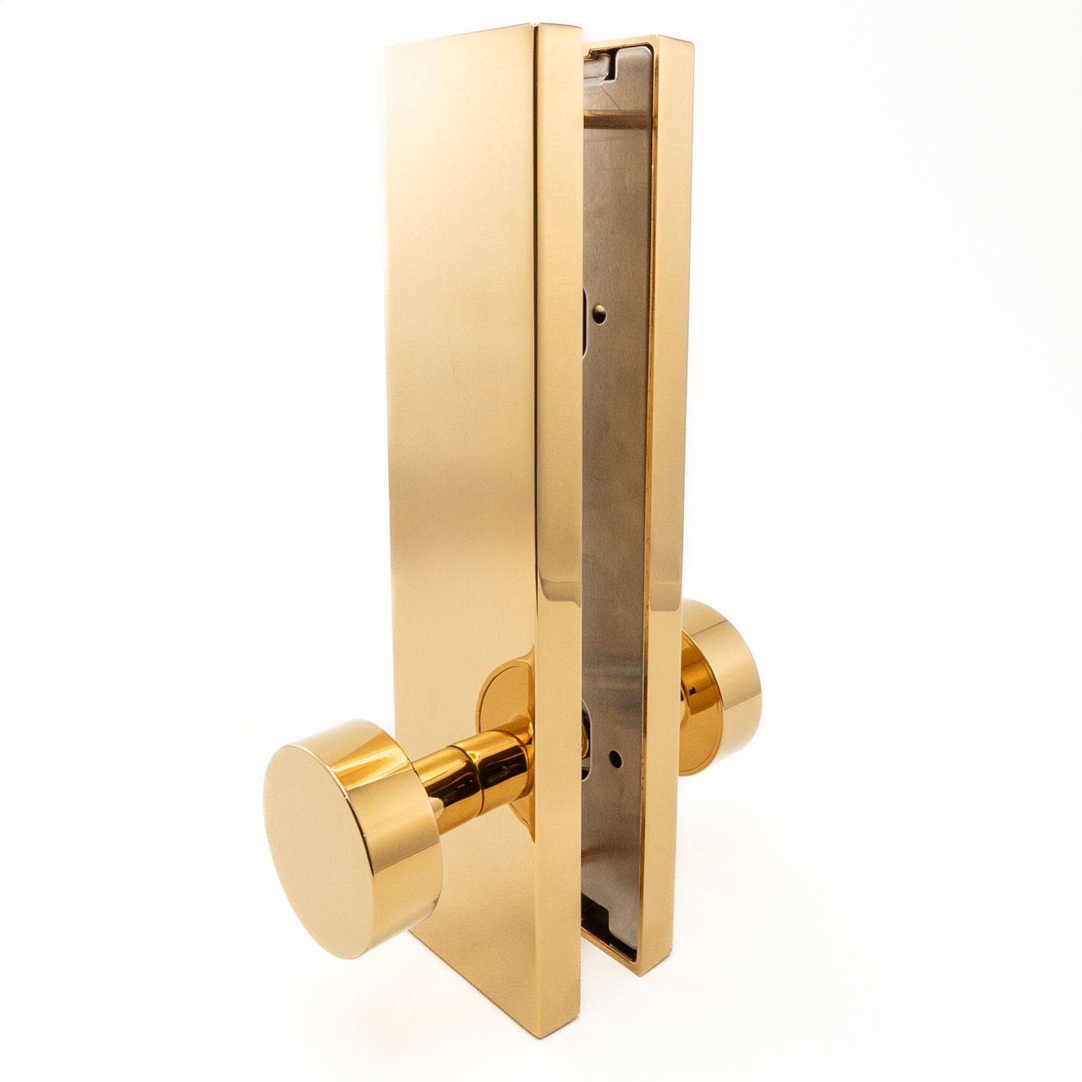 Polished Brass with Round Knob